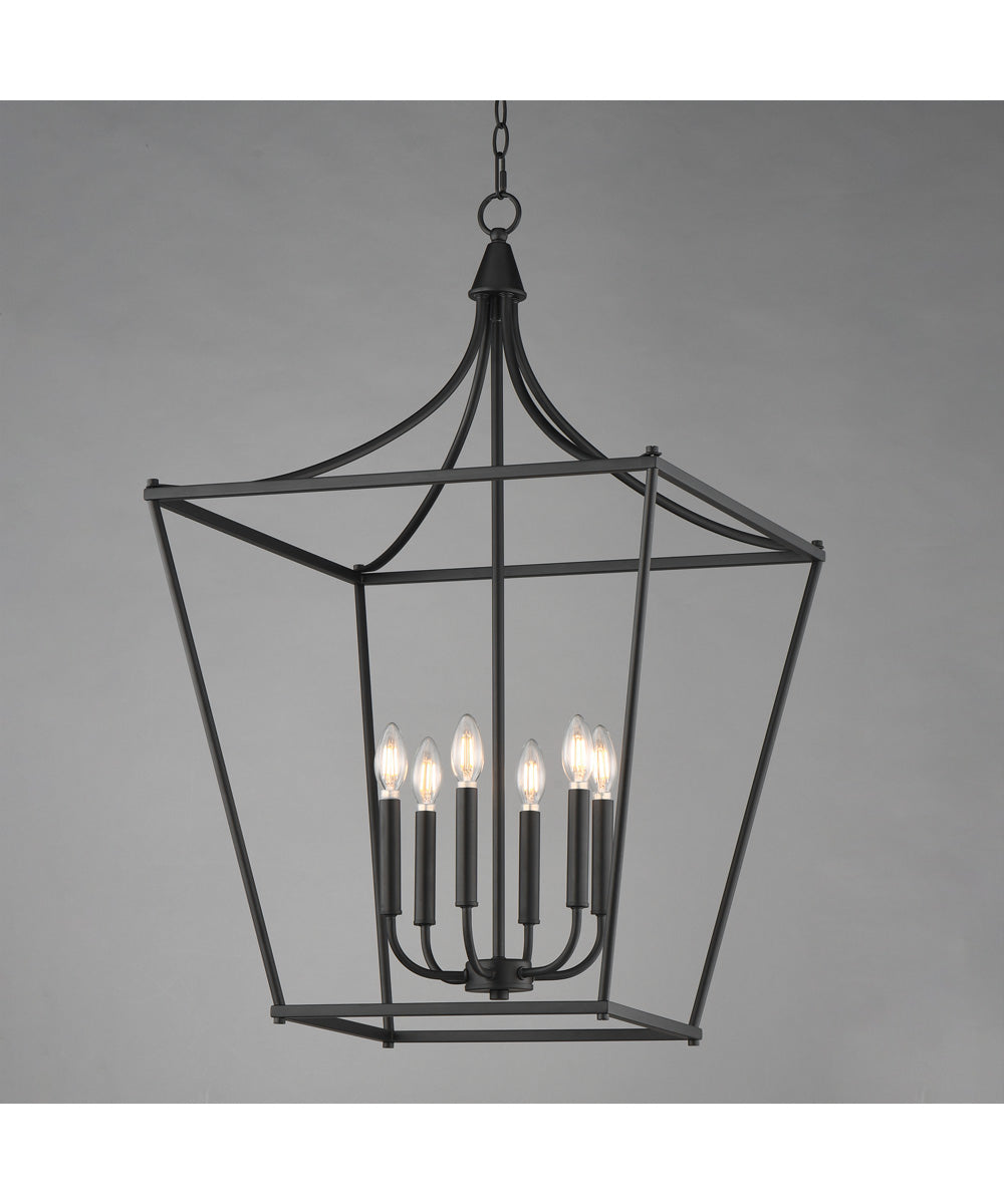 Clifton 6-Light Pendant Black