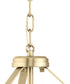 Lieon 3-Light Convertible Pendant Champagne Bronze