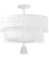 Baya 4-Light Medium Semi-Flush Mount in Textured Plaster