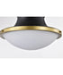 Lafayette 3-Light Pendant Matte Black