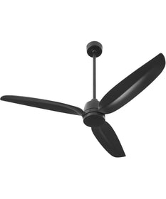 58" Exodus Patio Ceiling Fan Matte Black