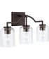 Carter 3-Light Vanity Bronze