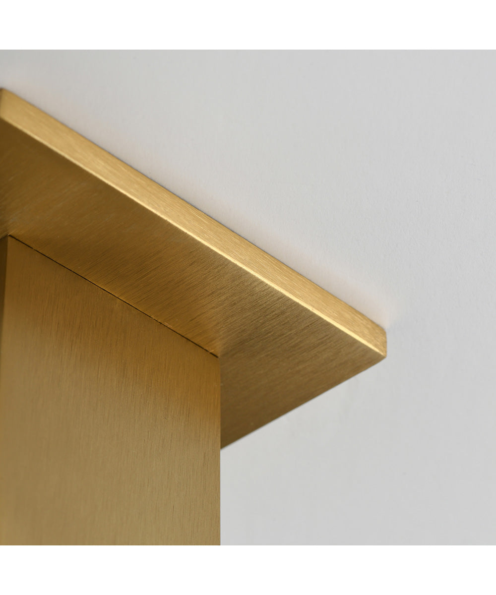 Culvert 7.5 inch LED Indoor Flush Mount Natural Aged Brass