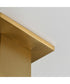 Culvert 7.5 inch LED Indoor Flush Mount Natural Aged Brass