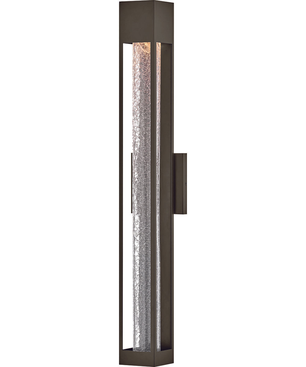 Vapor 1-Light Extra Large Wall Mount Lantern in Bronze