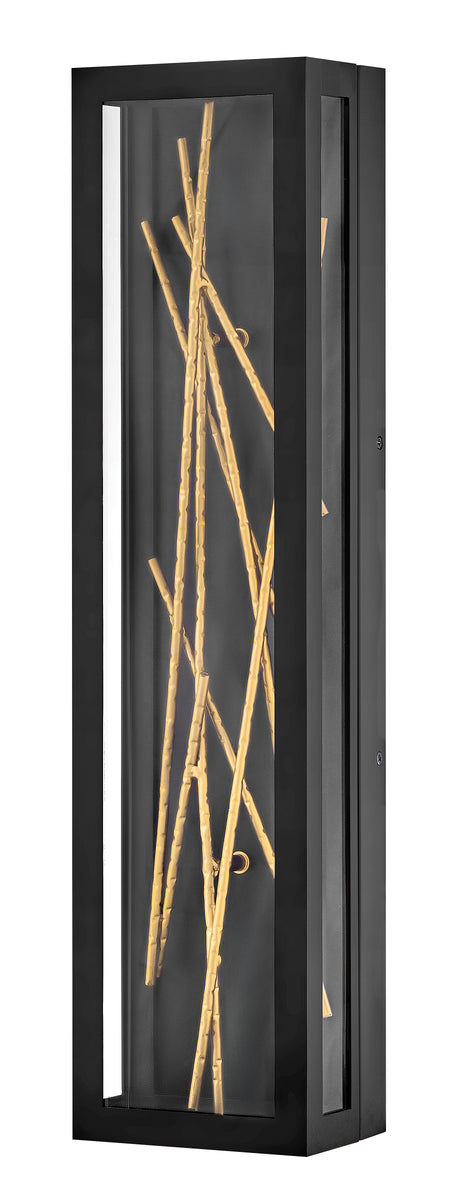 Styx LED-Light Large Wall Mount Lantern in Black