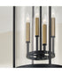 Davis 4-Light Pendant Espresso and Brass