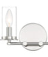 Hudson Heights 2 Light Vanity Polished Nickel