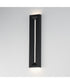 Fosso 24 inch LED Outdoor Wall Sconce - 5cct Black