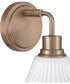 Pleated II 1-Light Lighting Premium Bronze