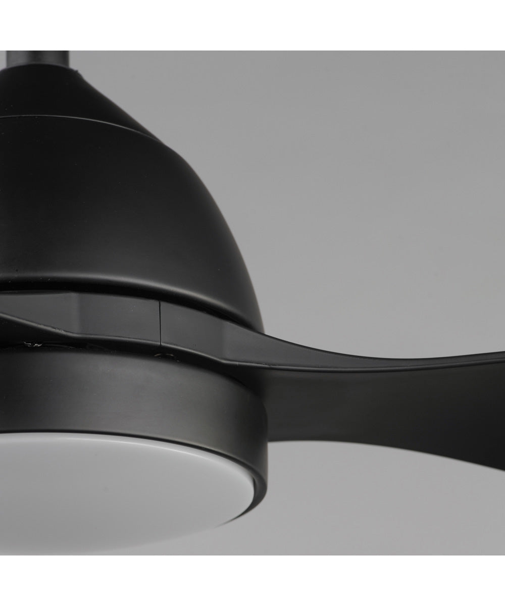 Drifter 52 inch Outdoor Fan w LED Black
