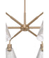 Pleated 6-Light Lighting Premium Bronze