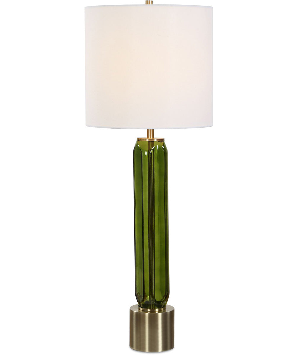 Aspis Green Glass Table Lamp