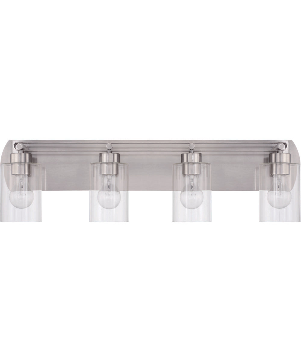 Hendrix 4-Light Lighting Brushed Polished Nickel