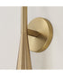 Levi 1-Light Sconce Matte Brass