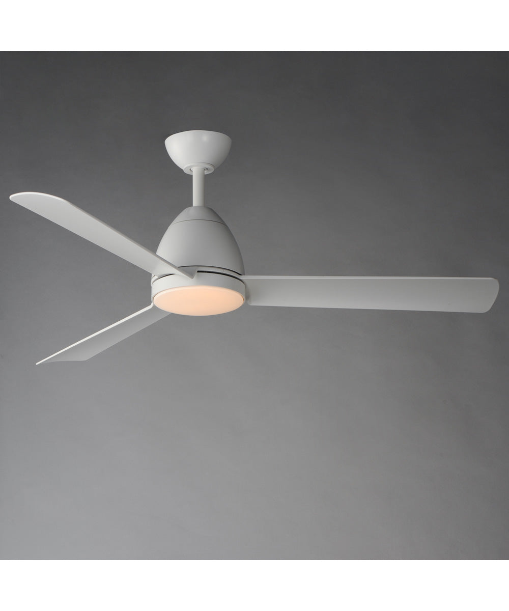 Seaborne 52 inch Marine Grade Fan w LED Light Kit Matte White