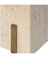 Feranno Travertine Accent Table