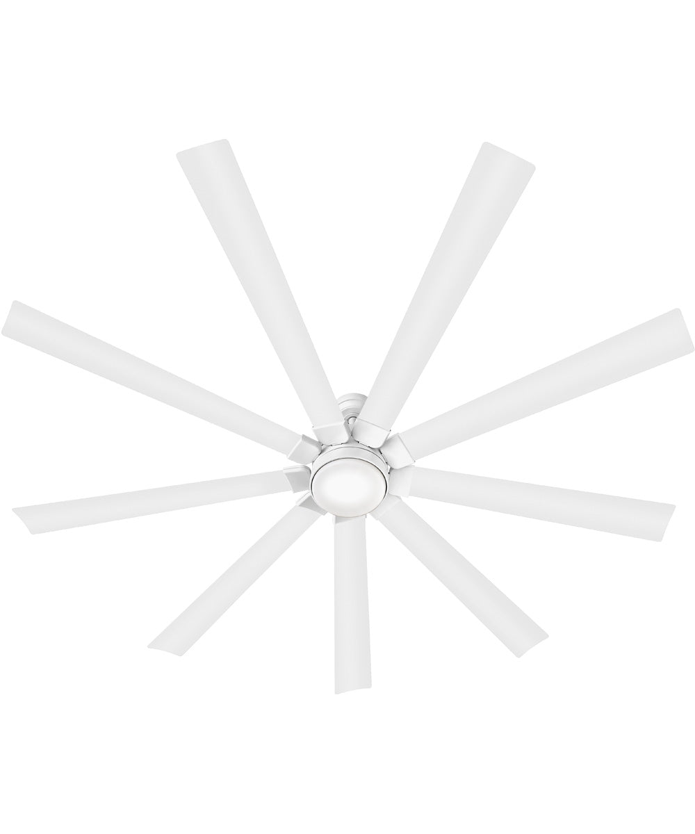 Turbine 80" LED Smart Fan Chalk White