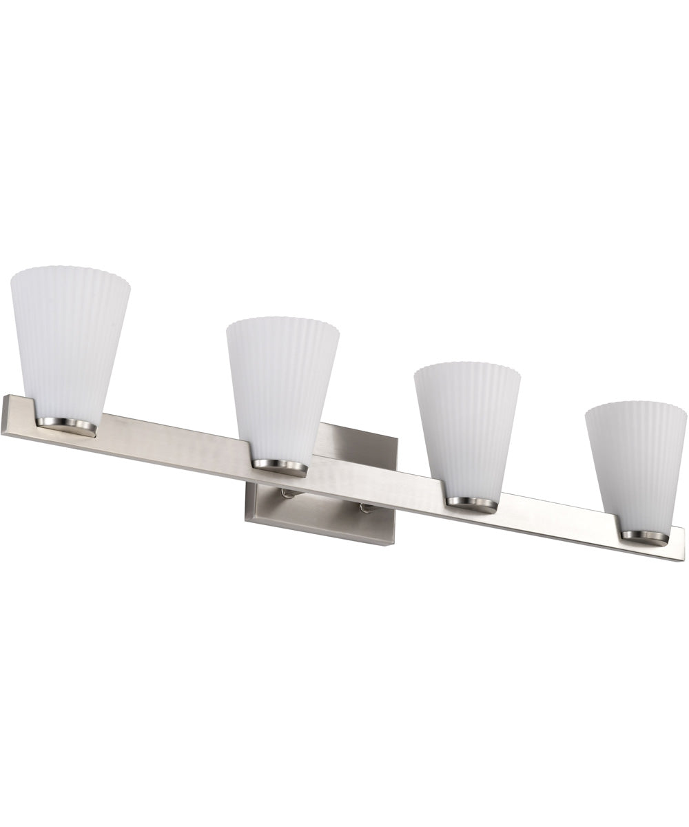 Royale 4-Light Vanity & Wall Brushed Nickel