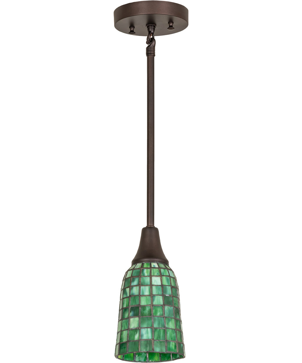 5" Wide Terra Esmeralda Mini Pendant