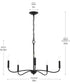 Ilia 5-Light Chandelier Matte Black