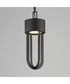 Quayside VX 14 inch  Outdoor LED Pendant Black