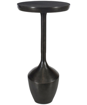 Accent Table in Raw Dark Brown