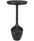 Accent Table in Raw Dark Brown