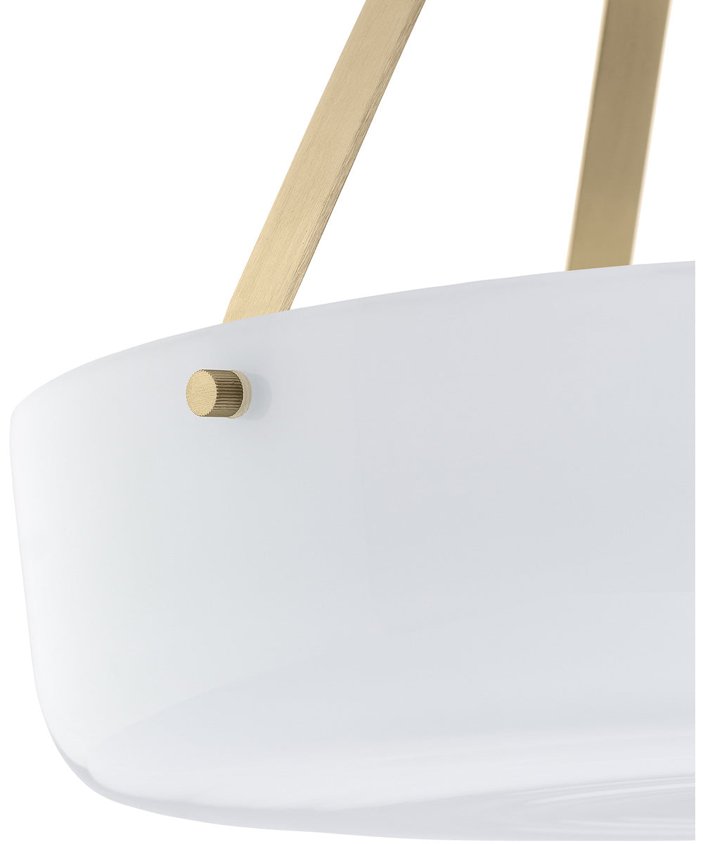 Lieon 2-Light Convertible Pendant Champagne Bronze