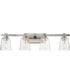 Cubos 4-Light Bath Vanity Satin Nickel