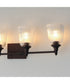 Julip 4-Light Bath Vanity Dark Bronze