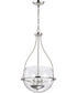 Amado 3-Light Pendant Polished Nickel