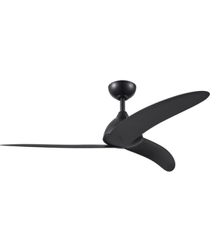 Nirra 52-in. 3-Blade Modern Ceiling Fan Matte Black