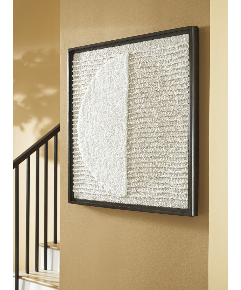 Bachard Wall Decor Tan/White