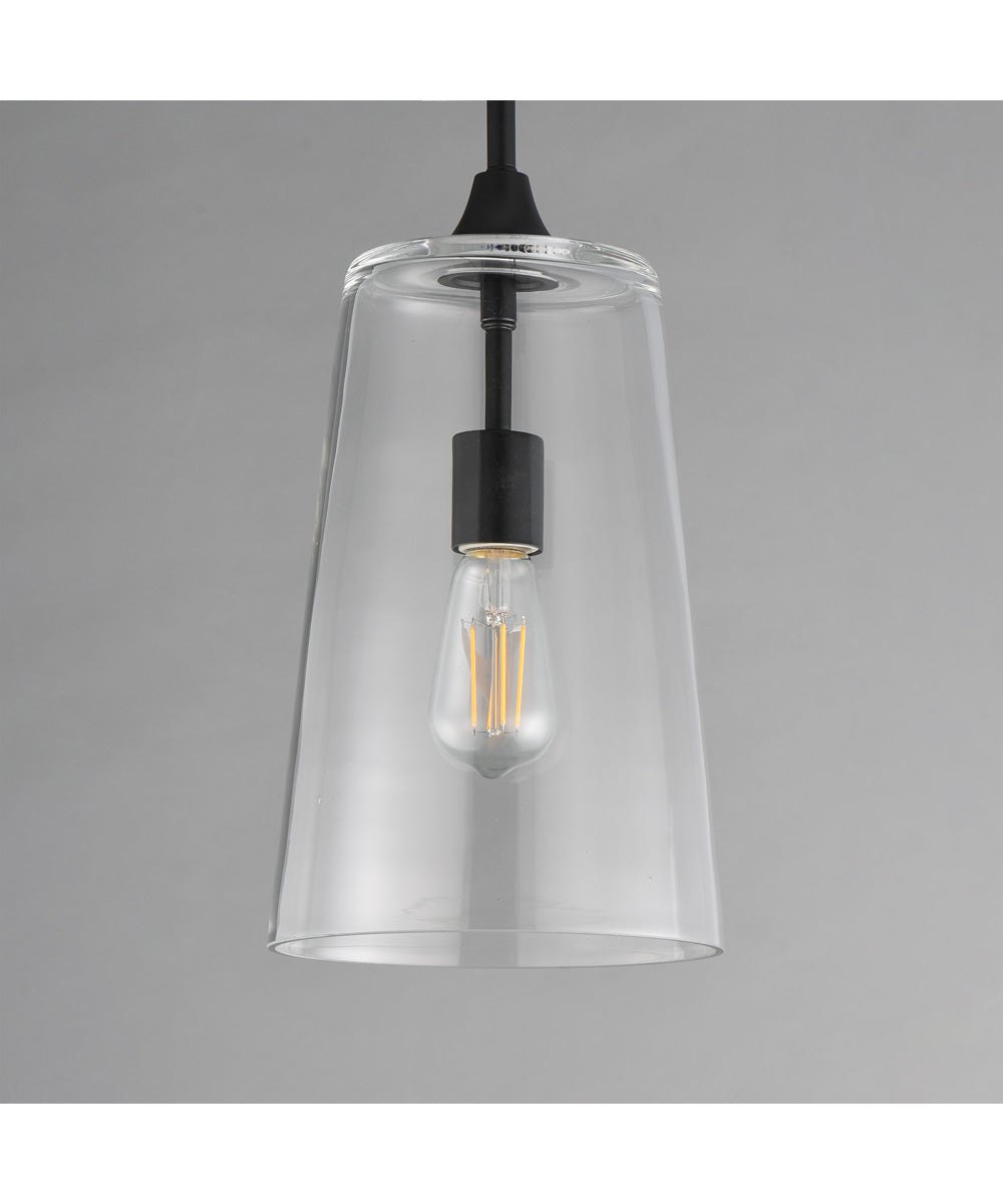 Hudson Single Pendant Black