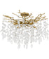 Isobel 8-light Semi Flush Mount Brushed Gold