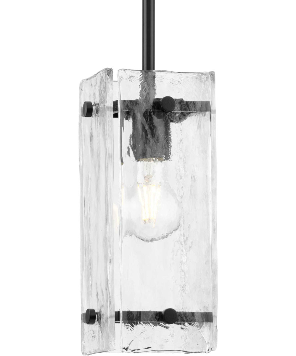 Rivera 1-Light Luxe Industrial Pendant Matte Black