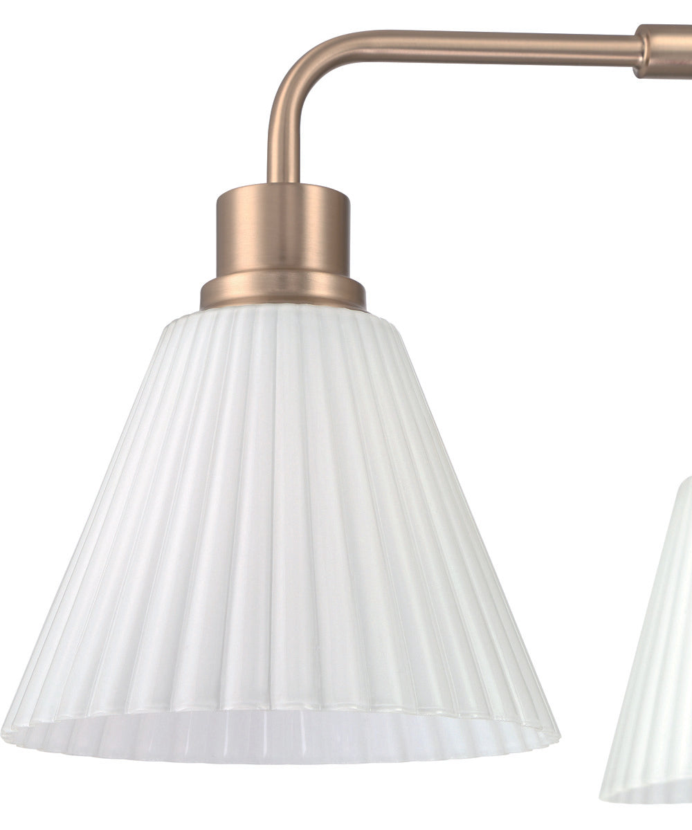 Pleated II 4-Light Lighting Premium Bronze