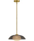 Jace LED-Light Medium Pendant in Lacquered Brass