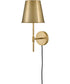 Blake 1-Light Medium Single Light Sconce in Lacquered Brass