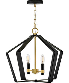 Sammi 2-Light Large Pendant in Black