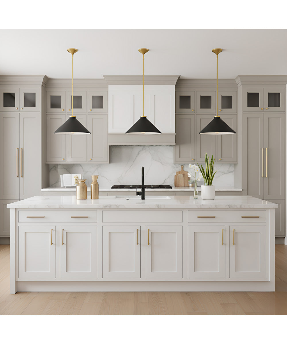 Bradbury 1-light Pendant Brushed Gold