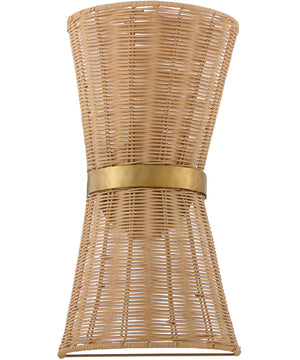 Fairview 2-light Sconce Brushed Brass