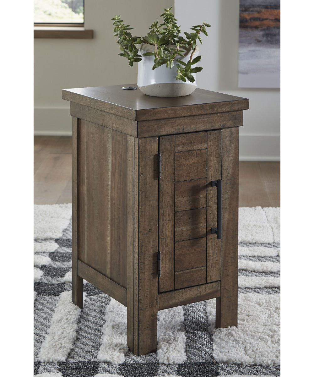 Moriville Chair Side End Table Grayish Brown