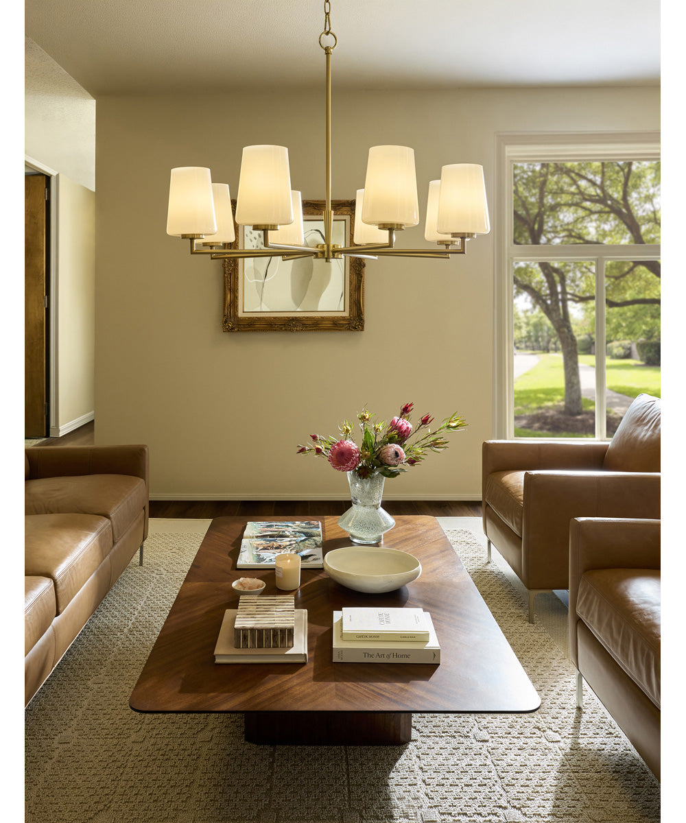 Goodwin Chandelier Aged Brass