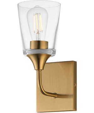 Hudson 1-Light Sconce Natural Aged Brass