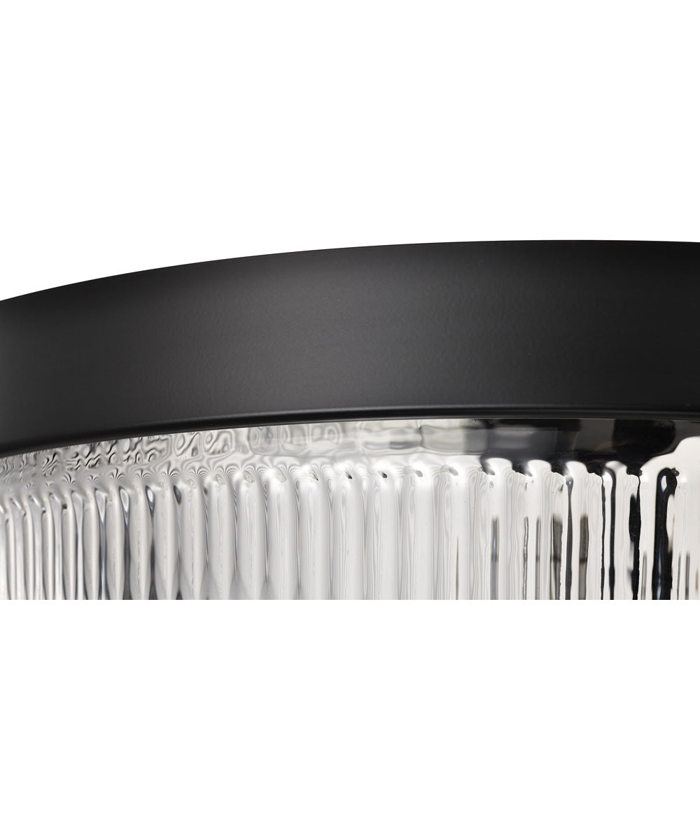 Grayson 3-Light Close-to-Ceiling Matte Black
