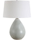 Moray Gray Glaze Table Lamp