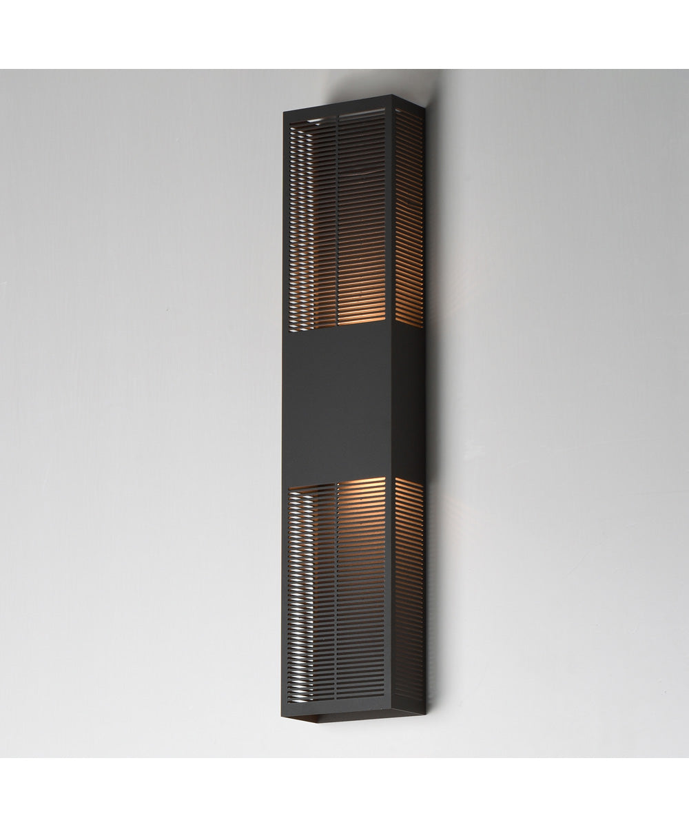 Grate 30 inch LED Outdoor Wall Sconce Architectural Bronze
