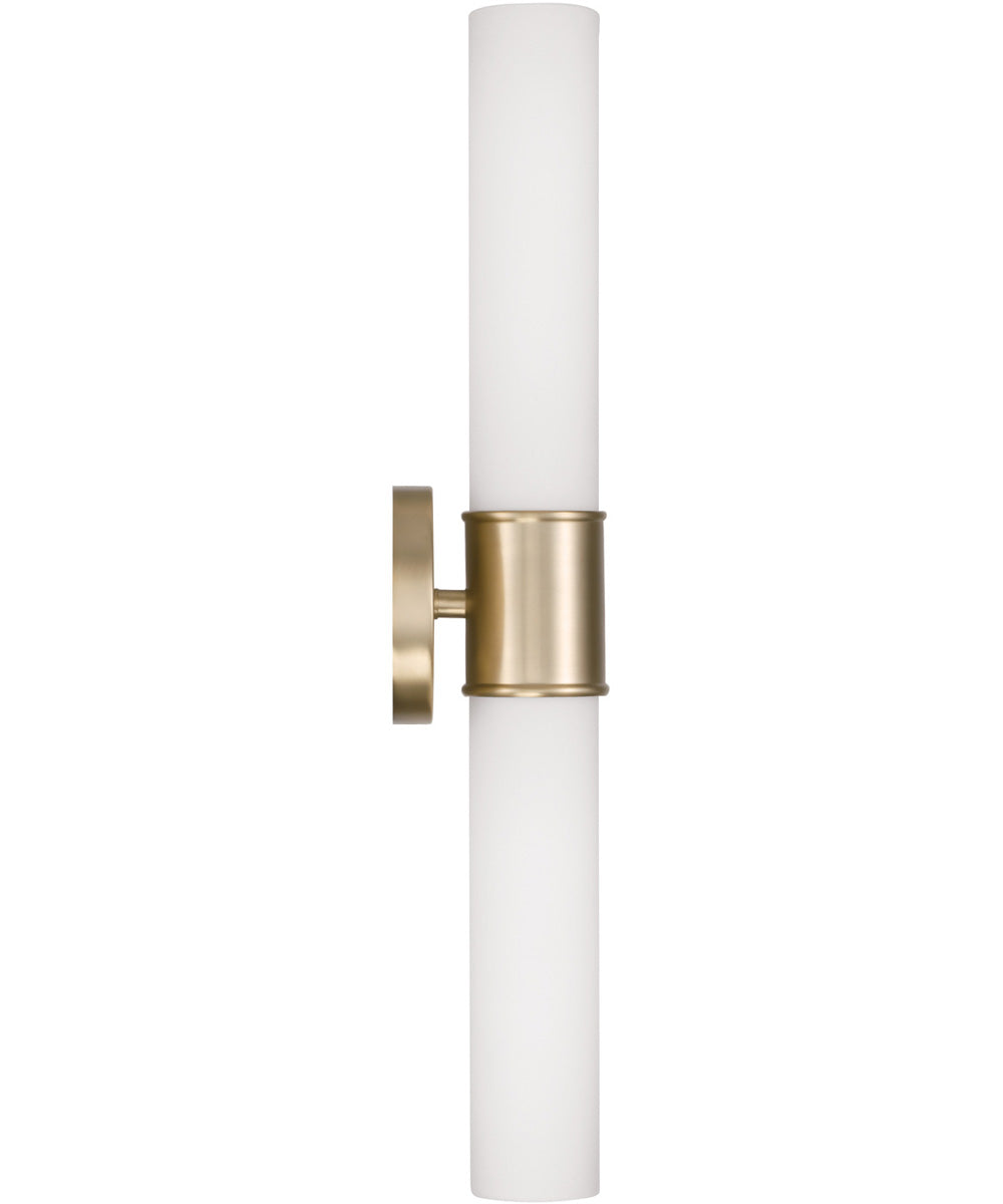 Parson 2-Light Sconce Matte Brass